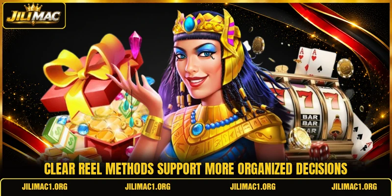 Clear reel methods support more organized decisions Clear reel methods support more organized decisions