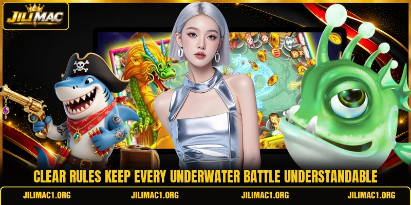 Clear rules keep every underwater battle understandable Clear rules keep every underwater battle understandable