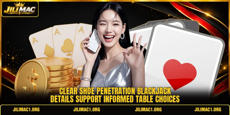 Clear shoe penetration blackjack details support informed table choices Clear shoe penetration blackjack details support informed table choices