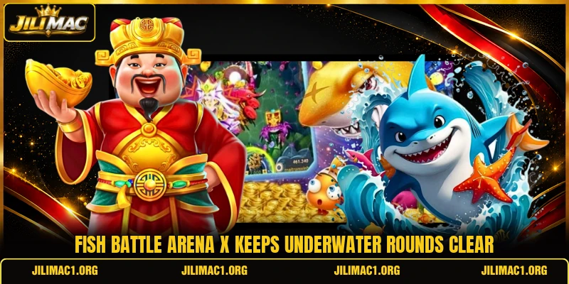 Fish Battle Arena X keeps underwater rounds clear Fish Battle Arena X keeps underwater rounds clear