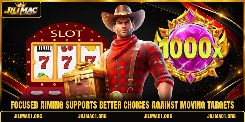 Focused aiming supports better choices against moving targets Focused aiming supports better choices against moving targets